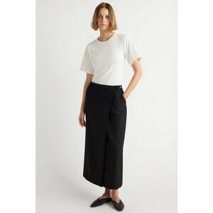 Modern Citizen Spencer Suiting Wrap Maxi Skirt Size M NWT